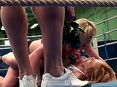 Here is the perfect chance for you to see delicious Nikita and Tanya Tate as they are wrestling. That is what they do better than others and they are fun to watch!