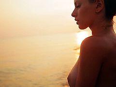 Naked erotic girls on the beach