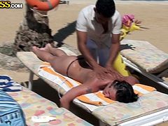 Three filthy looking Russian whores spend steamy holidays in Egypt. While one of them receives a zealous erotic massage, other two bitches cloister in the changing room where they fuck each other with dildo in sultry groups sex video by WTF Pass.