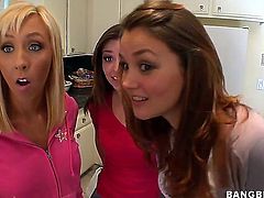 Here is a video in which you can see delicious Allie Haze,Jessica Lynn and Victoria Lawson as they are making us horny without even taking their clothes off.