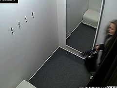 Hereâ��s spying the changing rooms! We have two security cameras hidden in cabins of an underwear shop. Beautiful Czech girls fitting on bras, panties and sexy lingerie without even the slightest idea they are being watched. Now you can finally see what girls do in the changing room!