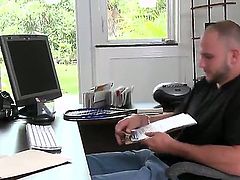 Scarlett wants to get this job and she put on her best bikini to seduce her new boss. However, she had no idea, that she needs to swallow his big cock first of all. Scarlett wants to begin