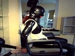 See two perverse babes clad in latex outfits playing some wild and unpredictable bdsm games for your enjoyment.