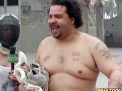 They play cards and pool naked for money. They do it in front of the camera with enthusiasm. Brunette demonstrates her big ass and meaty shaved pussy with no shame. Watch and enjoy!