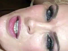 These sluts love cum and in this hot compilation video you can see them sucking these guy's dry as their mouths end up filled with semen.
