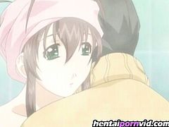 Busty Hentai Cutie Blows Coak And Gets Licked