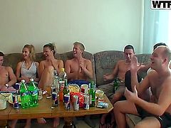 Hello guys! Today I want to show you a movie in which you will see an amazing college orgy with nasty babies named Dana, Janet, Kristene and Sonja. You will like it!