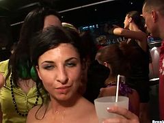 Insatiable and drunk white bimbos enjoy tongue fucking each other tasty pussies, while other sluts get poked in missionary style in sultry group sex video by Tainster.