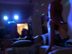 Enjoy this spectacularly sexy vid where some drunk brunettes and blondes get pounded into kingdom come by horny studs. No matter how much they drunk, they're always ready for more cock!