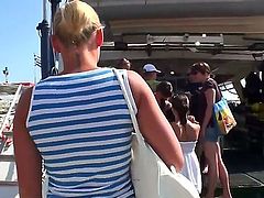 Kathia Nobili makes no secret of her muff pie and tits
