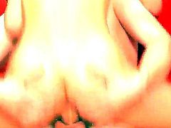 With tiny breasts and shaved cunt gets satisfaction