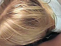 Hot blonde getting fucked in the butt