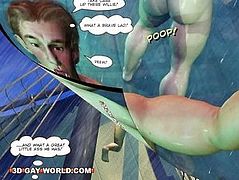 ADVENTURES OF CABIN BOY 3D Gay World Comics Art