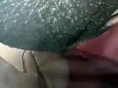 Fresh faced mulatto amateur hooks up with a horny black dude. She plays pool with her small tits naked before she gets her beaver fingered and tongue fucked.