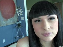 Bailey Jay is a very attractive dicky girl. Charming dark haired t-girl parts her legs and shows her sausage before masturbating with her dress on. Watch Bailey Jay play with her worm.