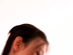 Haruka Sasaki gets jizzed on after sex with hot guy