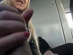 Fucking and sucking in  bus