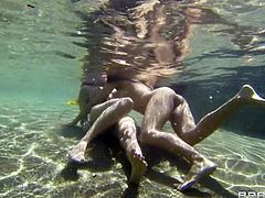 girlfriend's underwater escapades