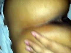 Sexy and cute Indian young wife pleases her husband on the POV sex video. Amateur babe sucks his dick and then they fuck doggy style.