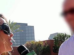 Gorgeous blonde cutie enjoy giving head before enjoying a nice hardcore bang