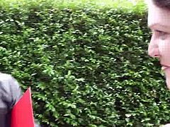 This horny bbw slut got picked up from the streets of Prague and is about to get a big cock. She sucks it deep and takes it up her fat cunt!