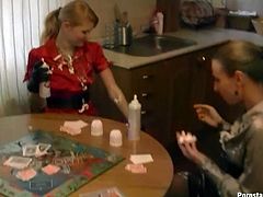 Lesbian games with whipped cream on hot amateur sex video