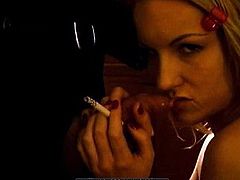 She feels amazing when smoking with a huge cock slding her sweet mouth