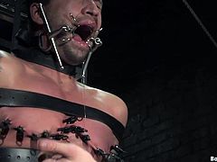 Have a look at this gay bondage video where these kinky hunks have fun torturing one another as well as pleasing themselves.