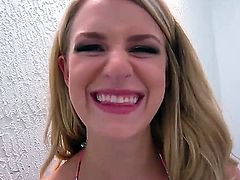 Dixie Belle is a hot girl who loves to get naked and pose for the camera so that everyone can see her hot body. After that she goes to her boyfriend and sucks his hard cock.