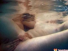 Naughty Russian girls are bathing in the pool naked. They please one another underwater having hot lesbo fuck. Enjoy watching this kinky Seventeen Video.