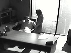 Office lovers caught on spycam