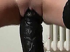 This extreme amateur milf needs colossal dildos to stretch her hole enough to satisfy her