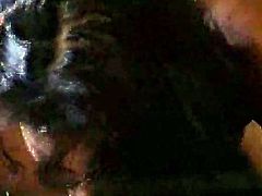 Stunning brunette gets her pussy licked and later gives her sex partner eager blowjob. She massages his dick with her beautiful big boobs. Enjoy her jugs for free.