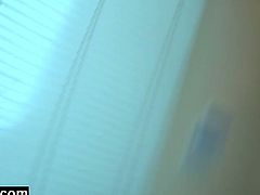 Watch a lovely blonde and a naughty brunette taking turns sucking their man's cock in this hot pov video. Then it's time for them to be banged deep and hard into kingdom come.