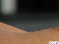 Rivera is an adorable brunette with an absolutely killer body. She fingers and spreads her pink little pussy before masturbating with a big toy.