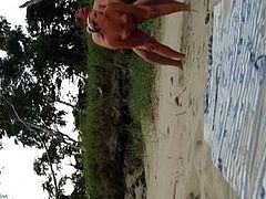 Mature Couple Fucking On A Public Beach