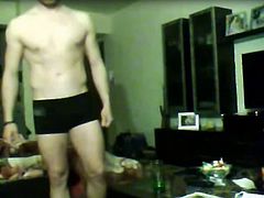 Sexy Beautiful Man With Athletic Bubble Ass On Cam