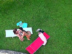Hot and horny flick with plenty of girl on girl action.. Staring LaTaya Roxx and Sheila Grant. These glamorous European babes are enough to get you good and hard as they rub each others big bouncy titties all over. Great outdoor fun.