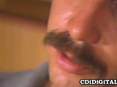 Watch the sexy vintage blonde Bunny Bleu giving her man some head before he makes her scream of pleasure by pounding her cooch into kingdom come. This vintage hardcore vid is on fire!