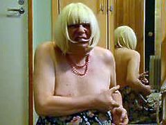 Tranny tits self torture 9