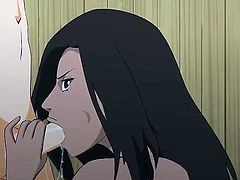 Naruto meets a cute girl at the village. He invites her into a abandoned house where she sucks his rock hard penis. She loves sucking his cock and his cum drips from her lips. She deep throats him until she can't take it anymore.