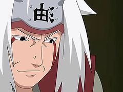 Tsunade sucks on Jiraiya's dick, giving him a sloppy and wet blowjob. She enjoys some sake before pulling her gigantic boobs and showing them off. She loves the taste of cum more then she likes sake.