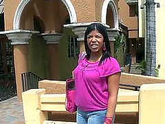 Irresistibly hot senorita bombshell having hardcore fun with hard cocked bang buddy