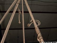 This chick needs to be punished for her bad behaviour! Cruel mistress binds her sex slave in rope giving her every kind of kinky torture. Make your ass comfortable in your seat and enjoy the show!