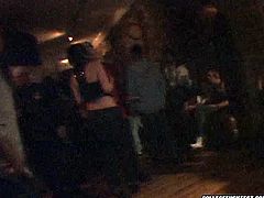 Wild student party goes full blast when a couple of sex greedy folks cloister to be able to make out in silence. Foxy brunette inclines with her mini skirt pulled up while a horny dude washes her pussy standing behind her in steamy sex video by Pornstar.