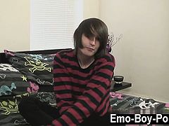 Hot gay sex Hot emo boy Mikey Red has never done porn before! HomoEmo