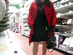 crossdresser shopping