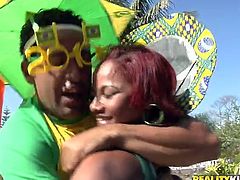 Check out this rough hardcore video where a thick Brazilian babe with an amazing ass has her tight asshole drilled by a big cock until her ass cheeks are covered by cum.