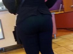 candid booty at taco bell