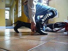 6 inch high heeled boots